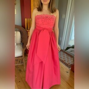 80's Vintage Taffeta Formal Dress